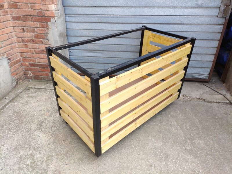 mostrador mesa 4r comercio mad metal 86.5x128x68 4u